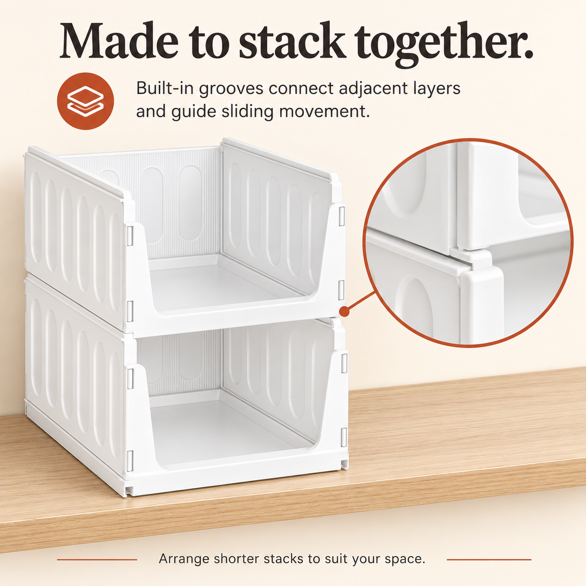 Stackable Closet Organizers