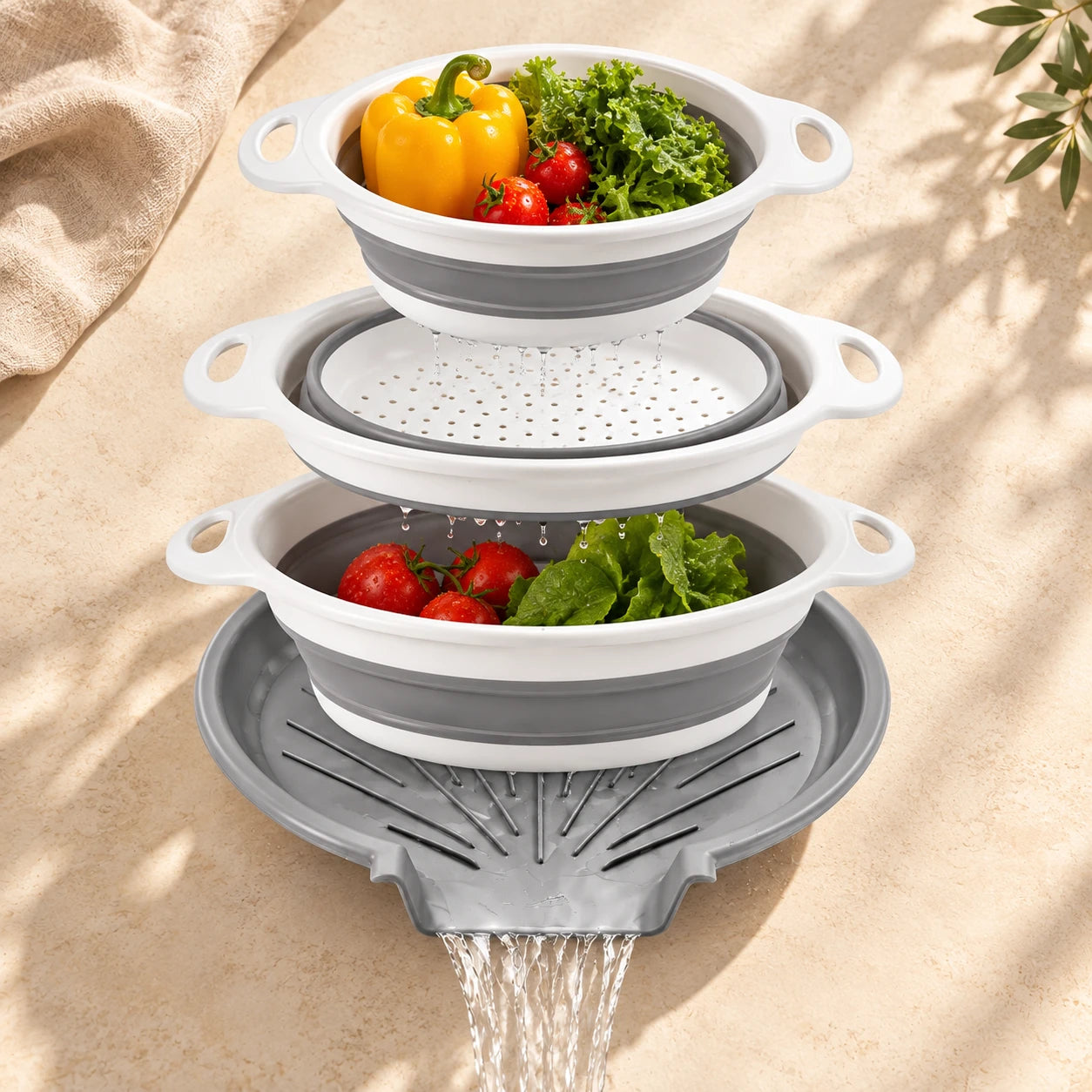 Matching drainage tray